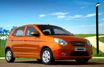 kia picanto the cheap car to rent comping Morocco